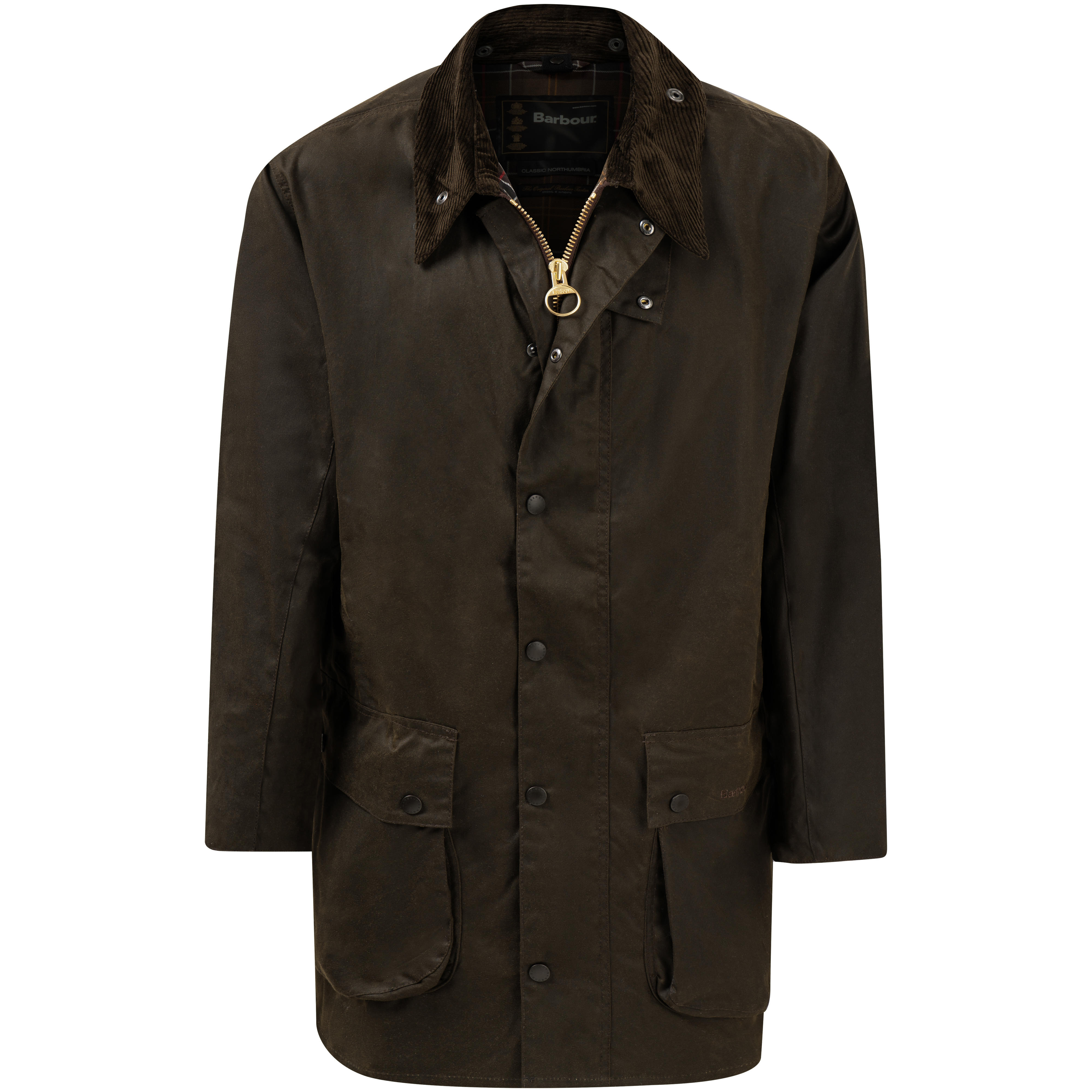 Barbour »Northumbria« Waxed Jacket | olive | 46/56 | 825907/46